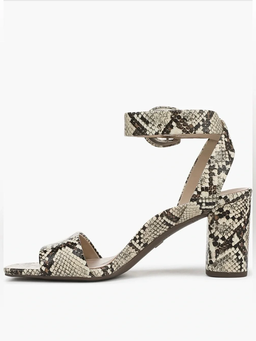 NEW in box - Vionic Snake-Print Block Heel Sandal with arch support